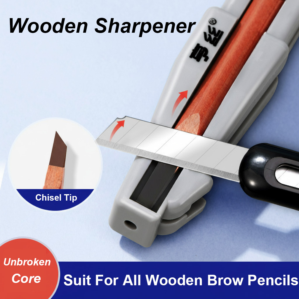 Woodworking Tool - Wooden Eyebrow Pencil Sharpener for Chisel