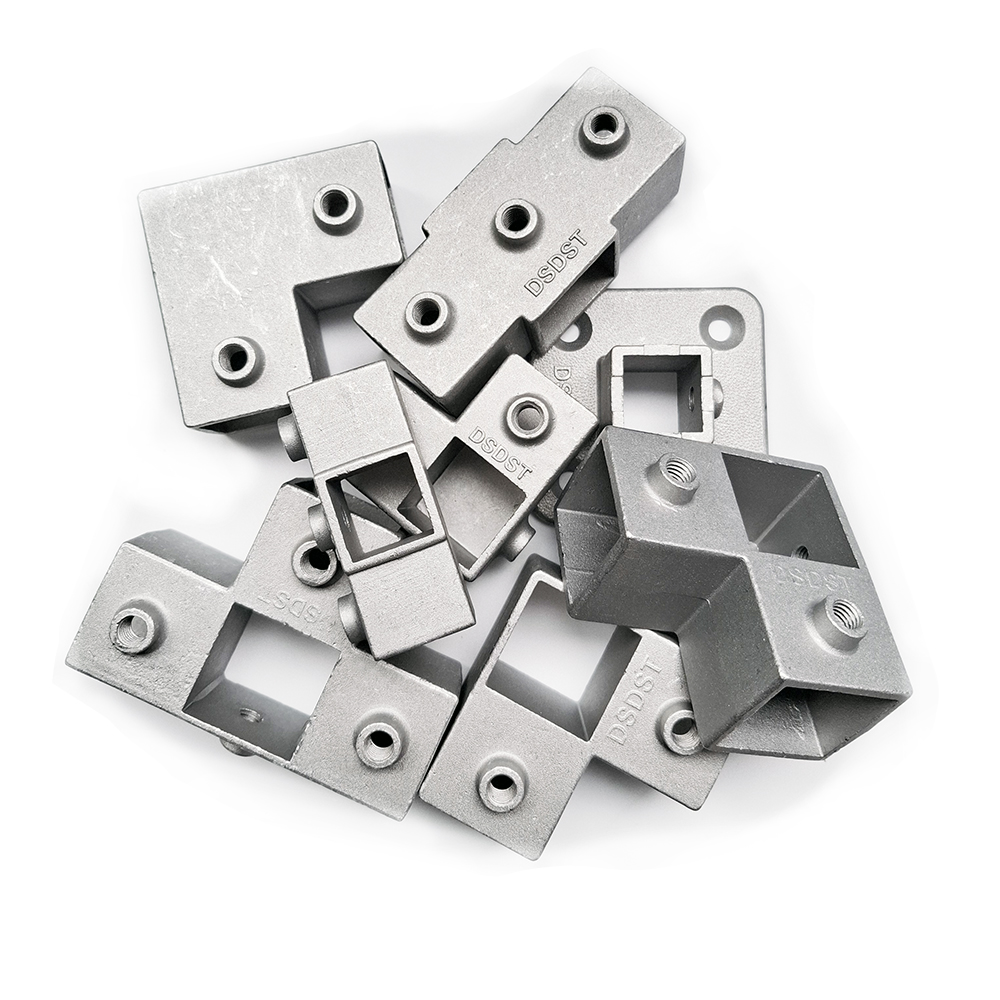 Woodworking Youtube - 20/25/30mm Square Tube Connectors Galvanized Aluminum