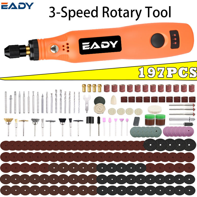 Woodworking Company - USB Cordless Rotary Tool Kit –
