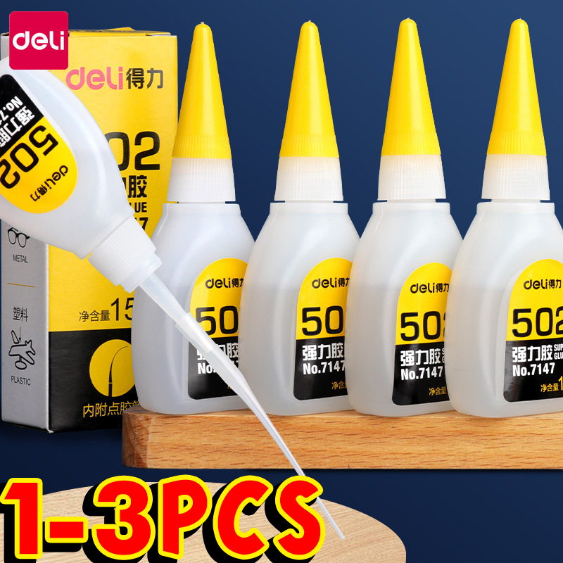 Woodworking Quick Glue - 1-3pcs Deli 502 Super Glue Instant
