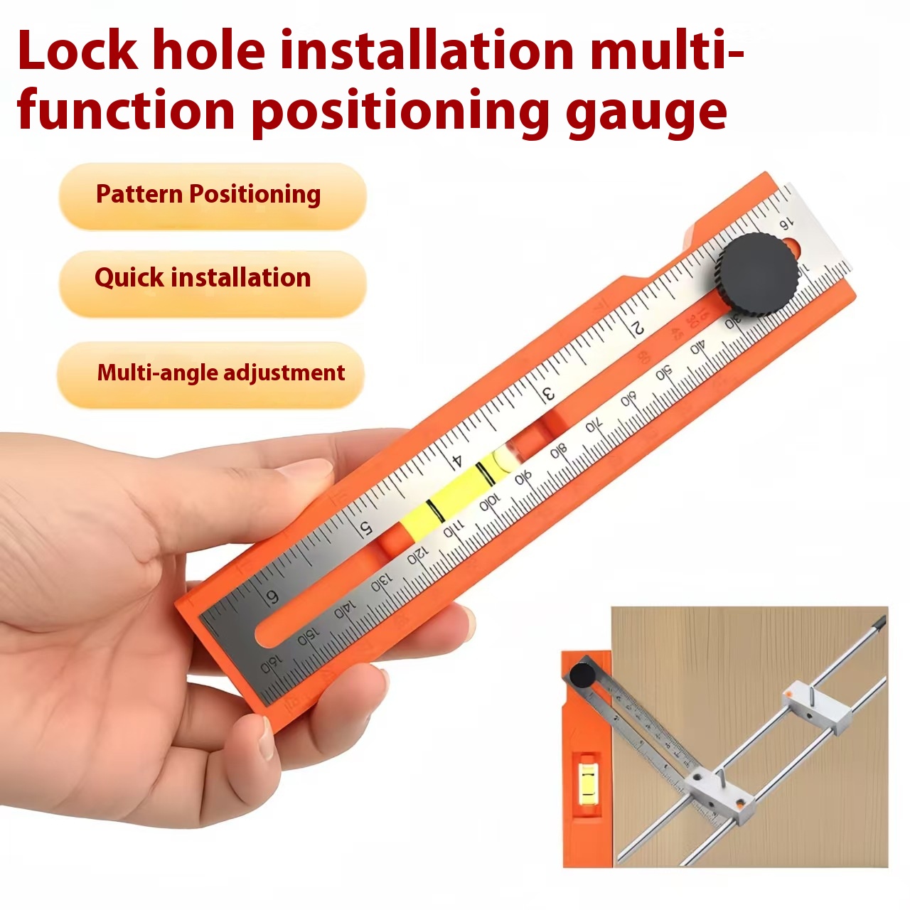 Multi-role Depth Measuring Rul - Woodworking Classes recension och pris