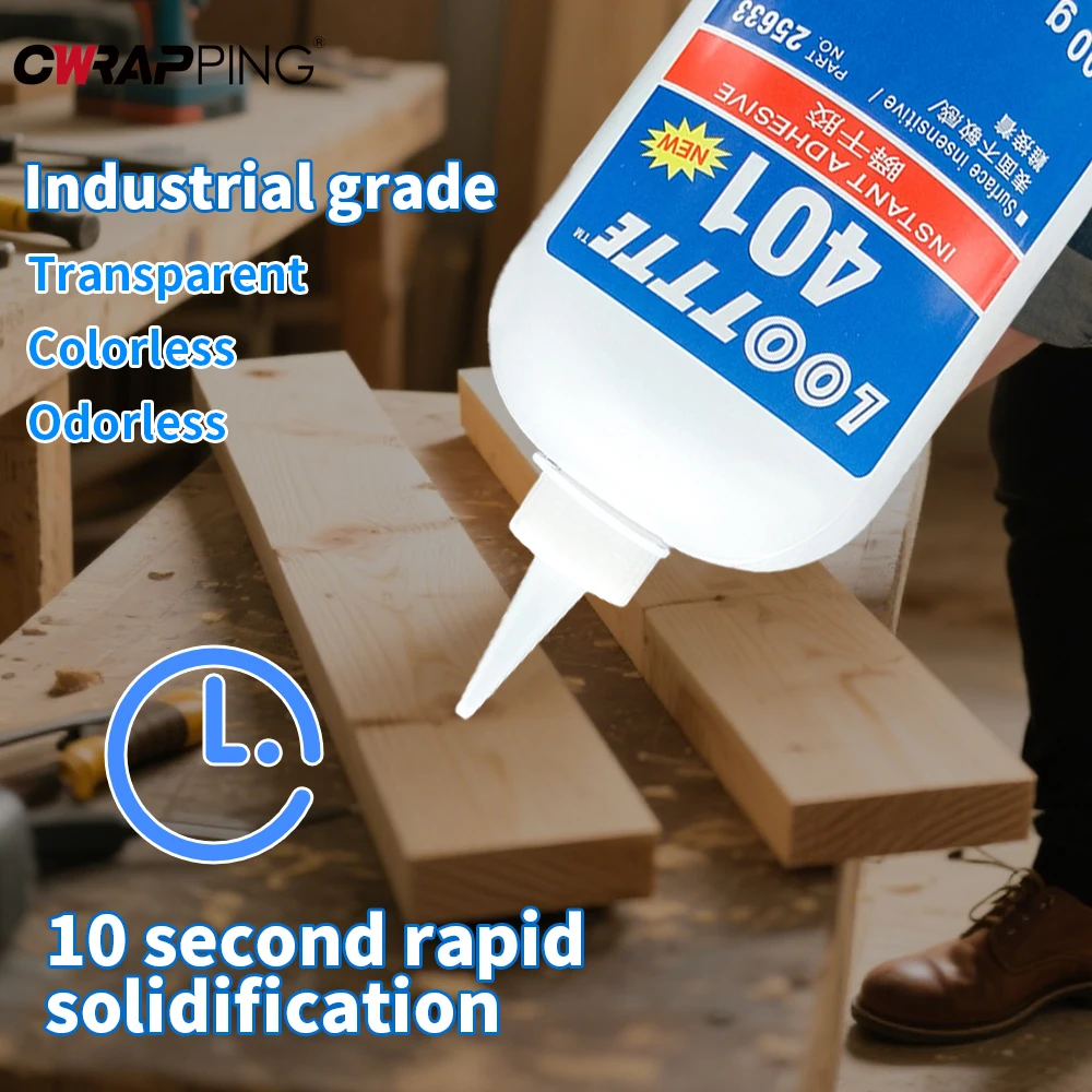 20ml Loottte Rubber Metal Wood - Woodworking Quick Glue recension och pris