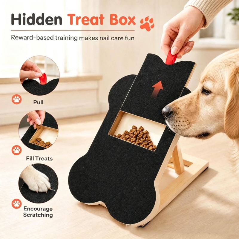 Wooden Dog Nail Scratch Board  - Woodworking Magazine recension och pris