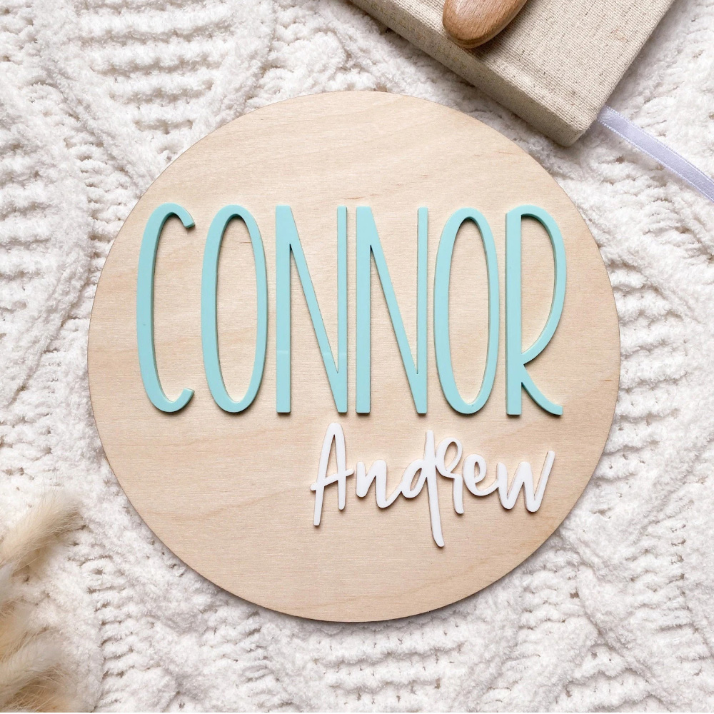 Personalised Birth Announcemen - Woodworking Jobs recension och pris