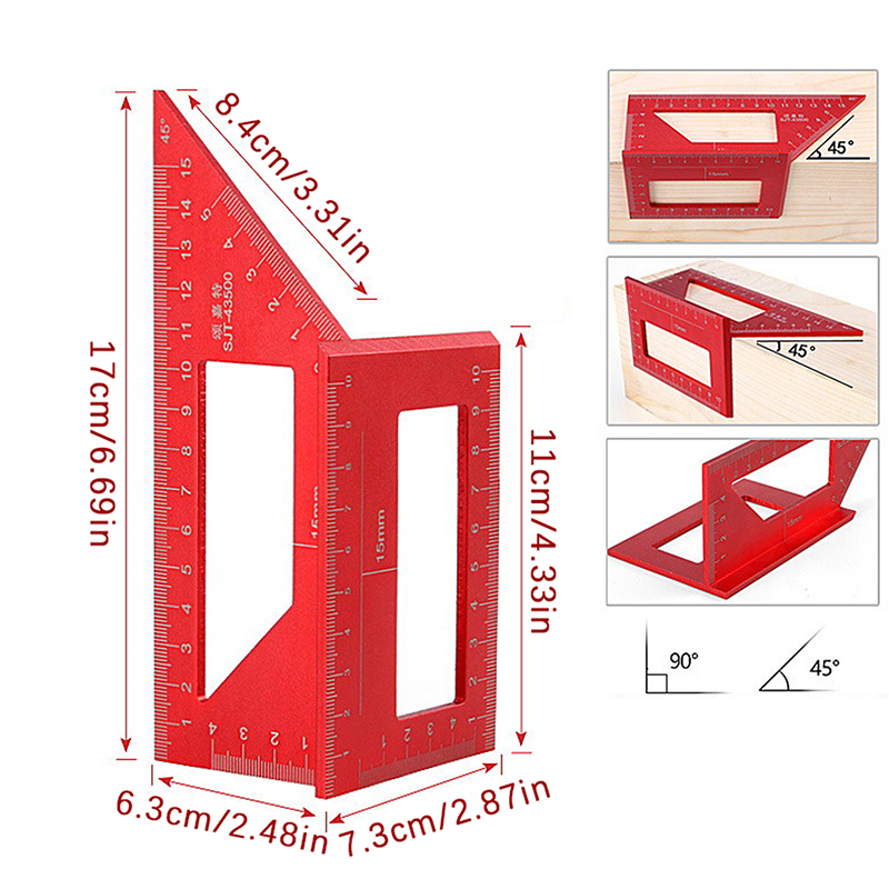 Multifunctional Angle Ruler 45 - Woodworking Classes recension och pris