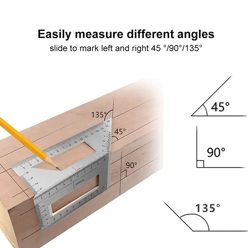 Multifunctional Angle Ruler 45 - Woodworking Classes recension och pris