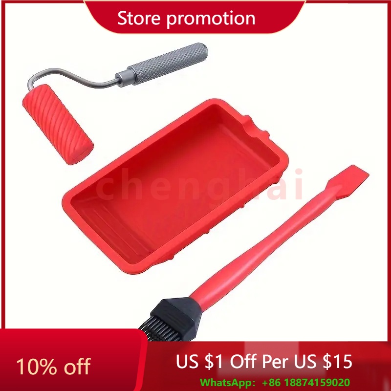 Silicone Glue Roller with Tray - Woodworking Glue Roller recension och pris