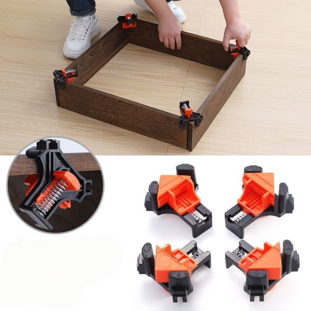 4pcs 90° Right Angle Clamp Fix - Woodworking Company recension och pris