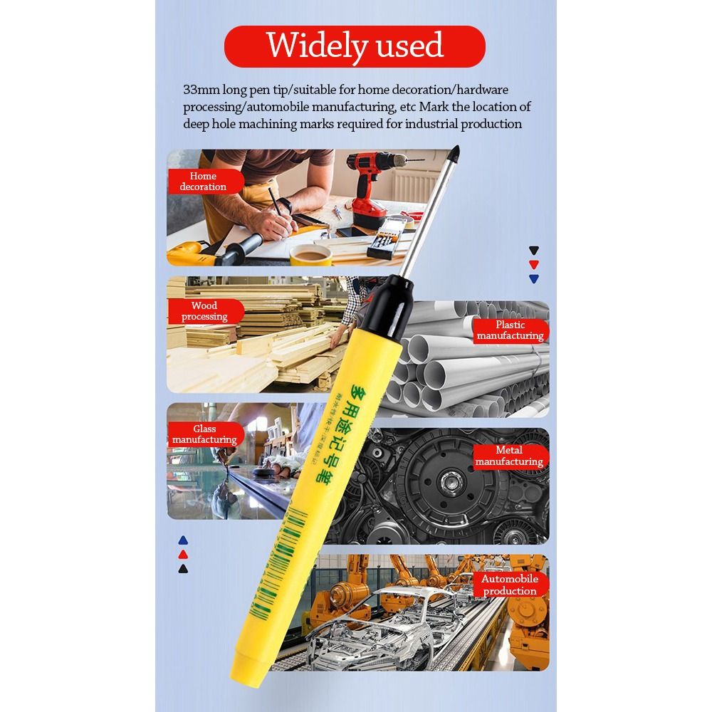 Oil-Based Long Head Markers 33 - Woodworking Oil recension och pris