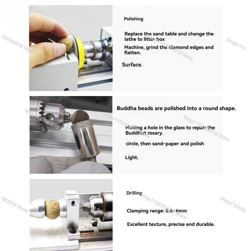 Small Lathe Machine - Multifun - Woodworking Lathe Machine recension och pris