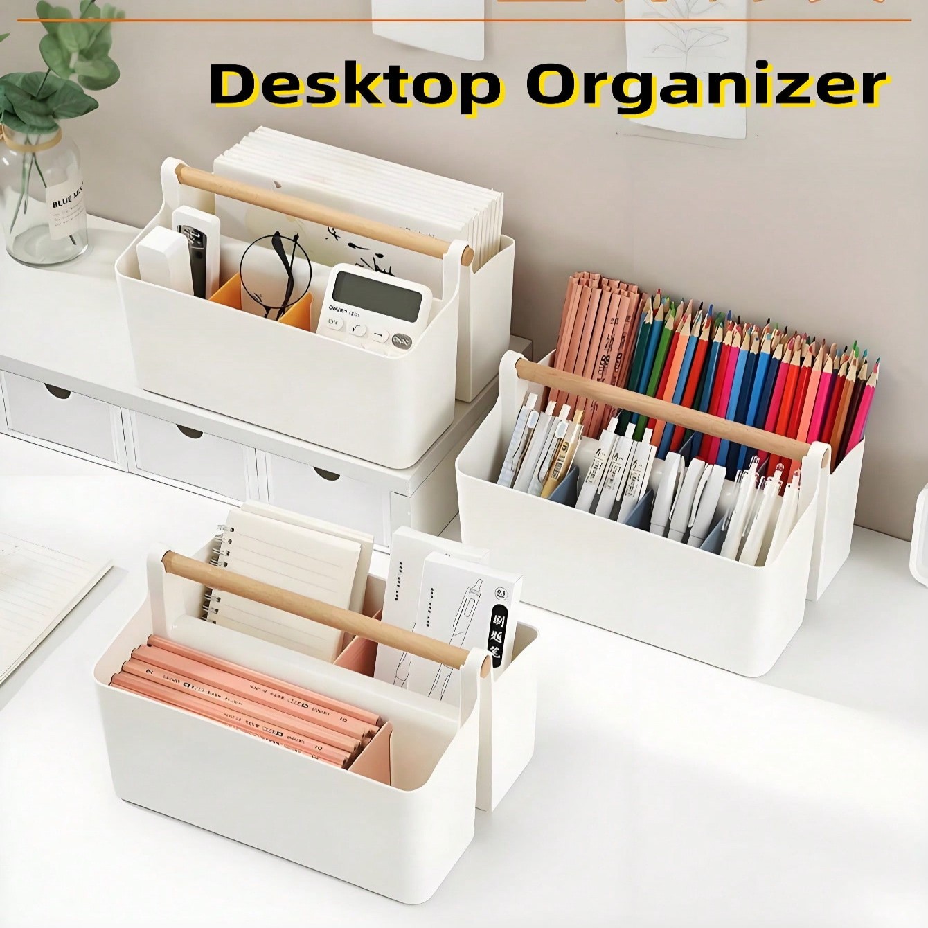 Desktop File Organizer Bin wit - Woodworking Magazine recension och pris