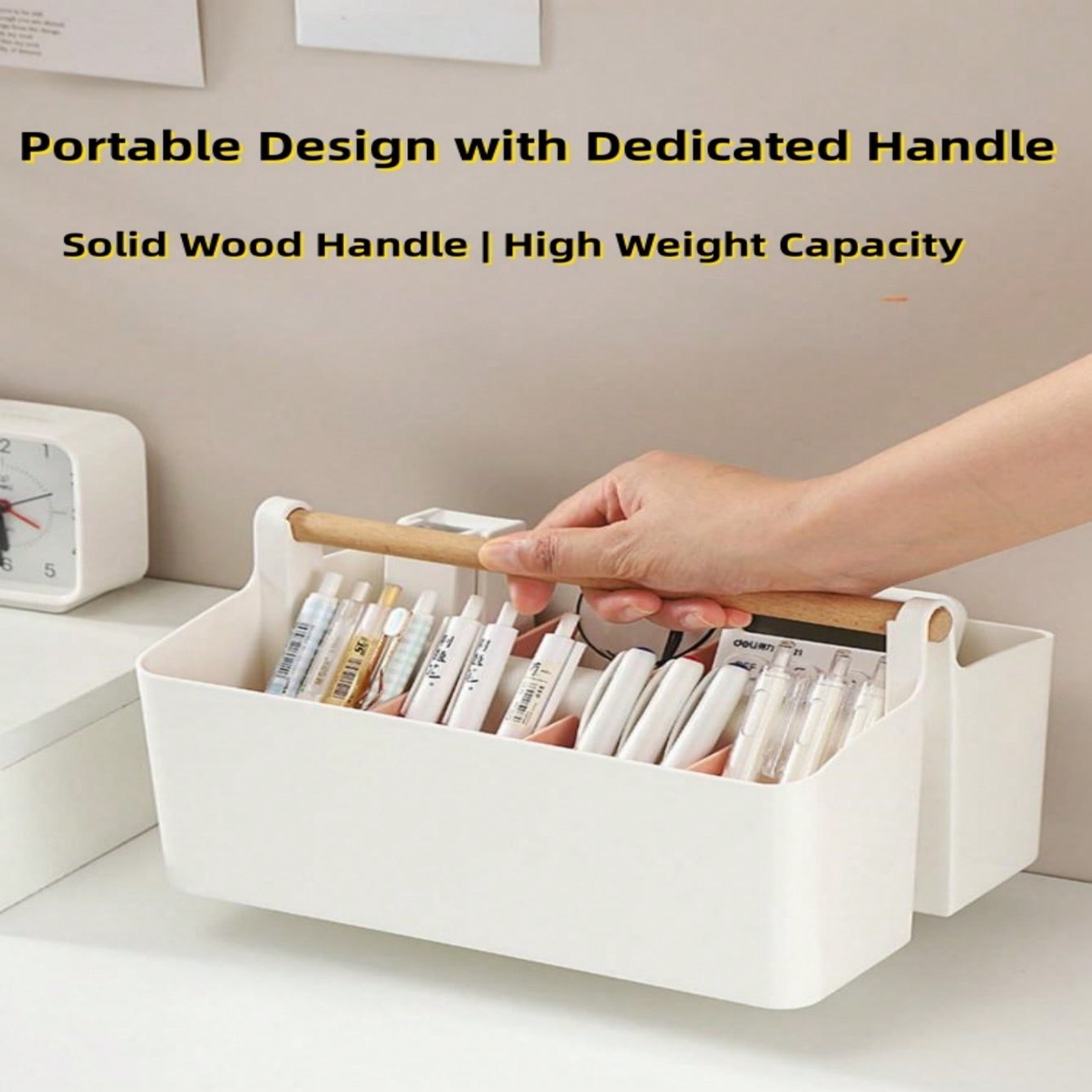 Desktop File Organizer Bin wit - Woodworking Magazine recension och pris