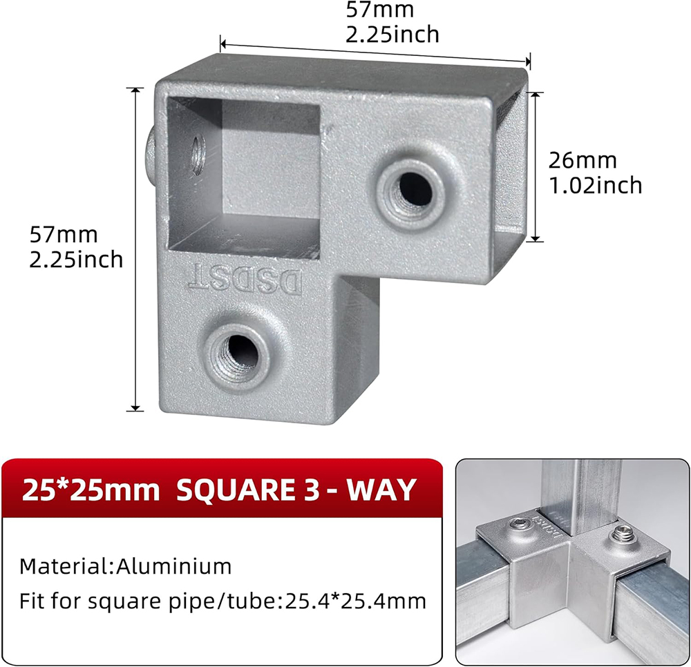 20/25/30mm Square Tube Connect - Woodworking Youtube recension och pris