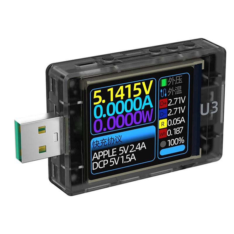 A03F-USB Tester U3 3.1 PD Deco - Woodworking Qc recension och pris