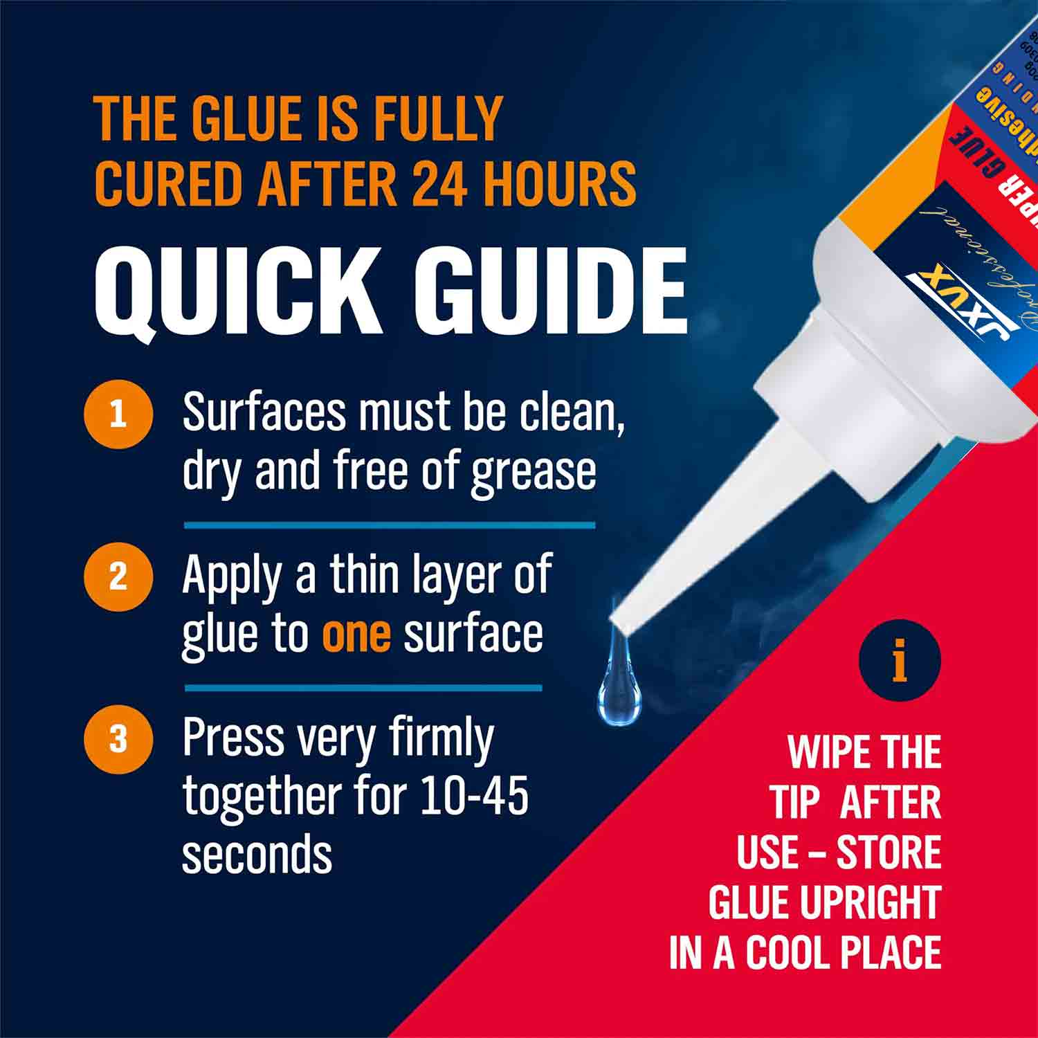 JXVX 1-5 PCs Super glue 502 Hi - Woodworking Quick Glue recension och pris