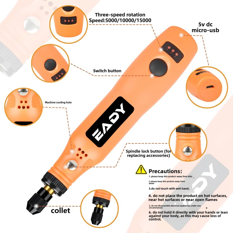 USB Cordless Rotary Tool Kit – - Woodworking Company recension och pris