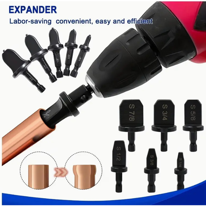 6pc Copper Tube Hole Expander  - Woodworking Youtube recension och pris