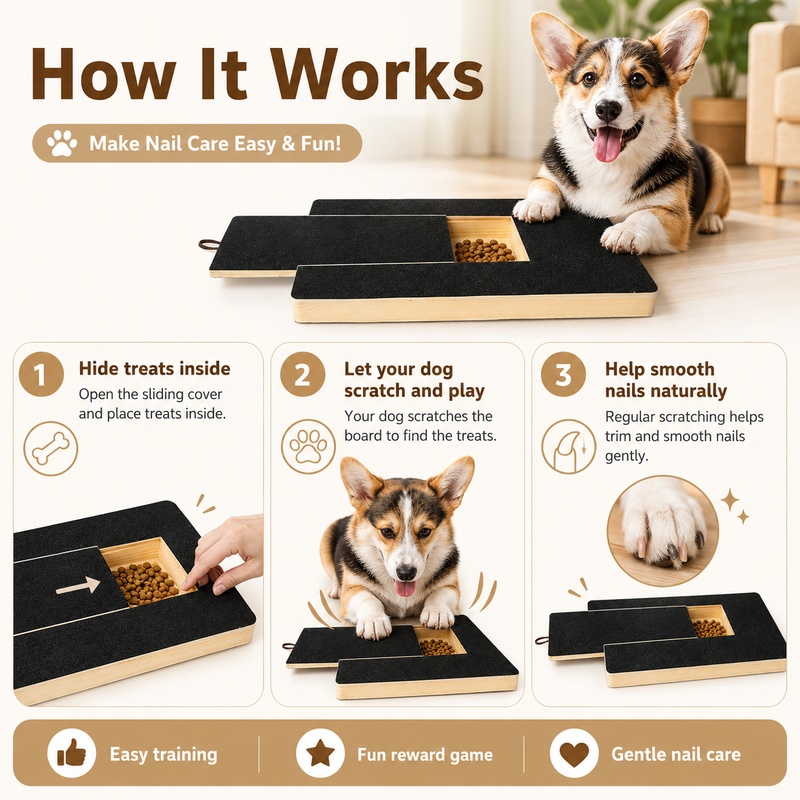 Wooden Dog Nail Scratch Board  - Woodworking Magazine recension och pris