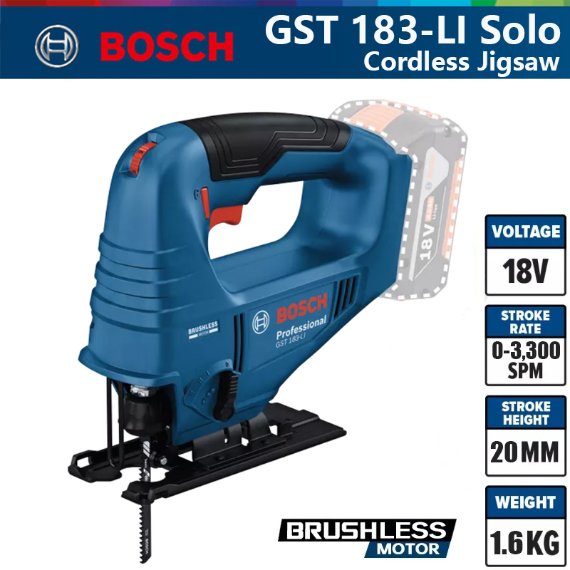 Bosch GST 183-LI Professional  - Woodworking Saw recension och pris