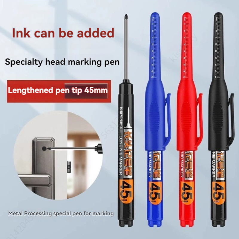 12PCS Long Head Marker Pens Se - Woodworking Oil recension och pris