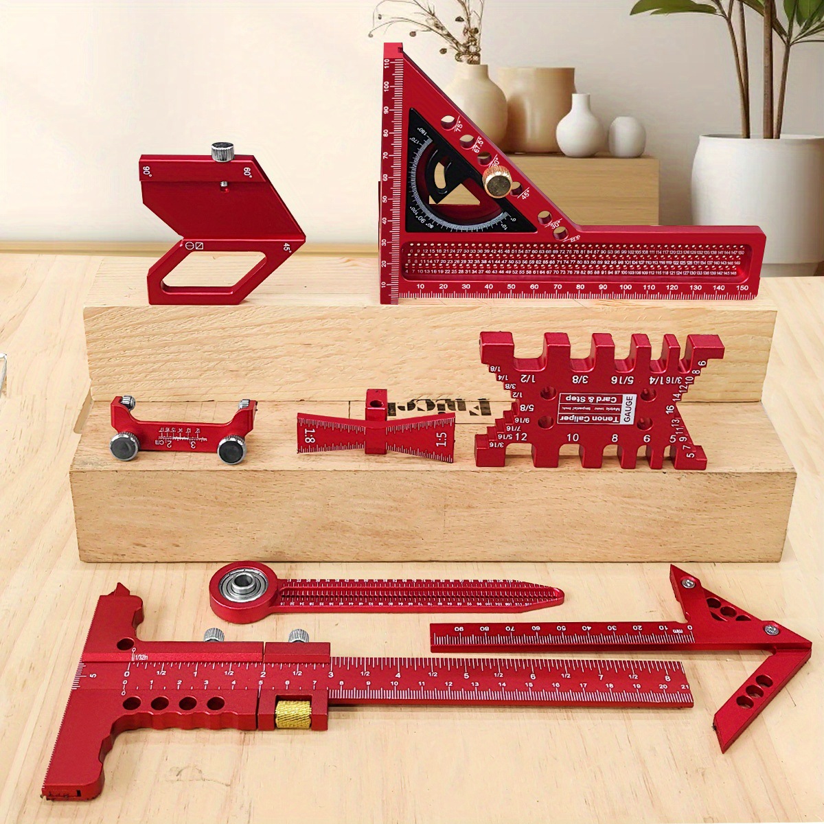 10-Piece Carpentry Measuring T - Woodworking Plans Free recension och pris