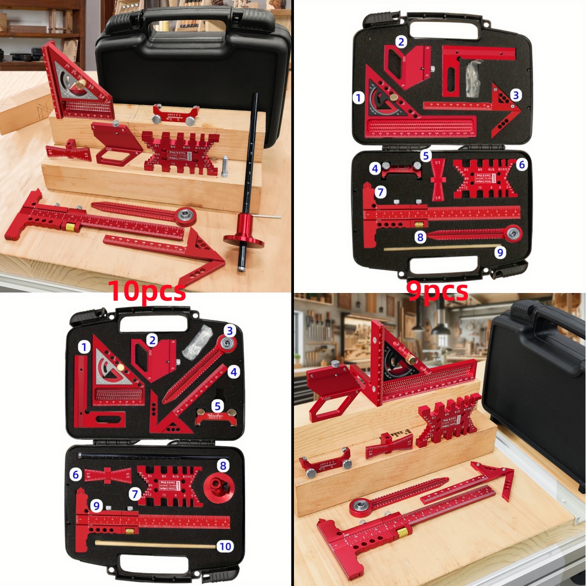 9pcs/10pcs Woodworking Measuri - Woodworking Plans Free recension och pris