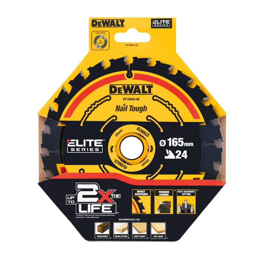 DEWALT DT10624-QZ 1/3pcs 24T C - Woodworking Saw recension och pris