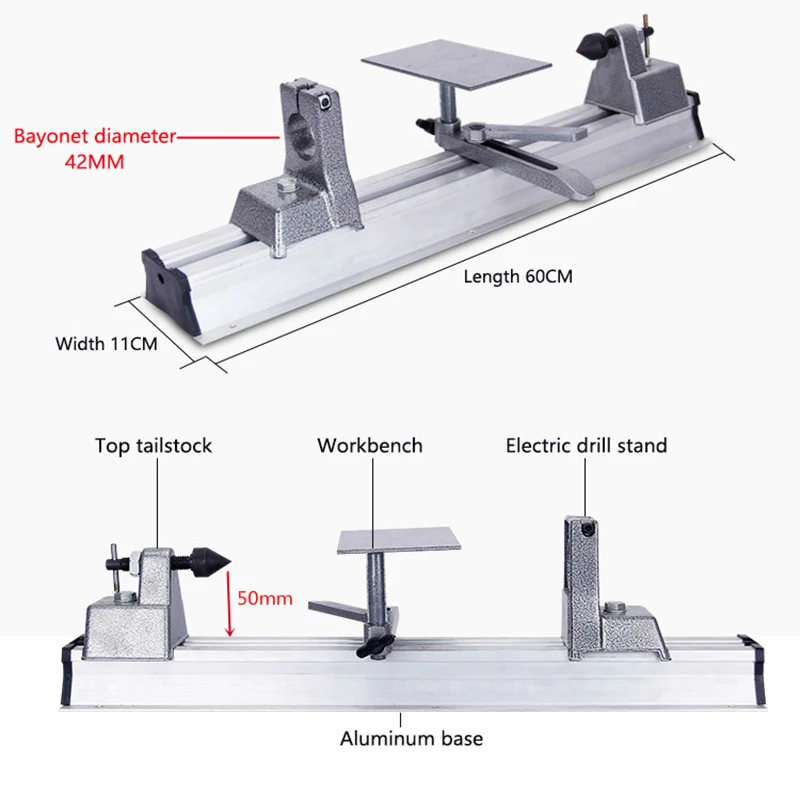 800W Small Woodworking Lathe T - Woodworking Lathe Machine recension och pris