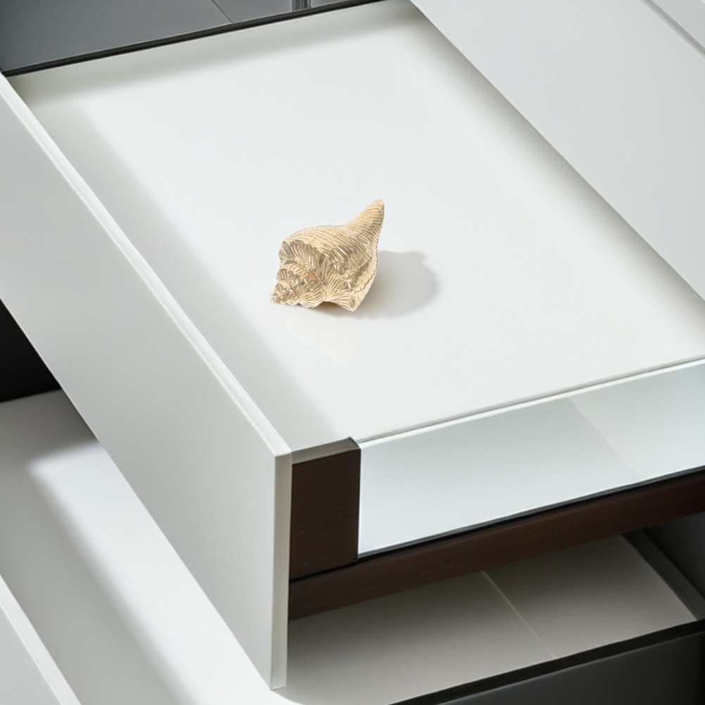 Brass Seashell Door Handle Oce - Woodworking Inspiration recension och pris