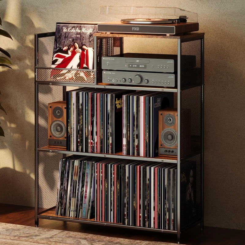 Three-Tier Vinyl Record Player - Woodworking Magazine recension och pris