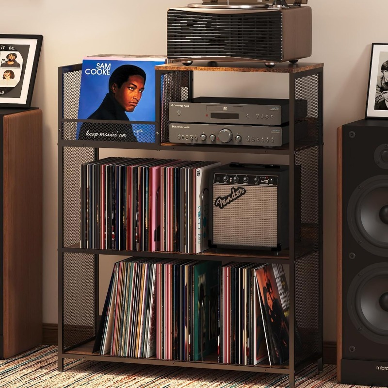 Three-Tier Vinyl Record Player - Woodworking Magazine recension och pris