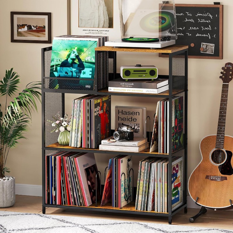 Three-Tier Vinyl Record Player - Woodworking Magazine recension och pris