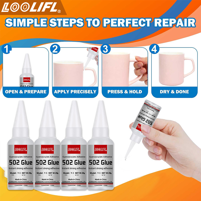 1-3pcs,20ml,502 super glue, qu - Woodworking Quick Glue recension och pris