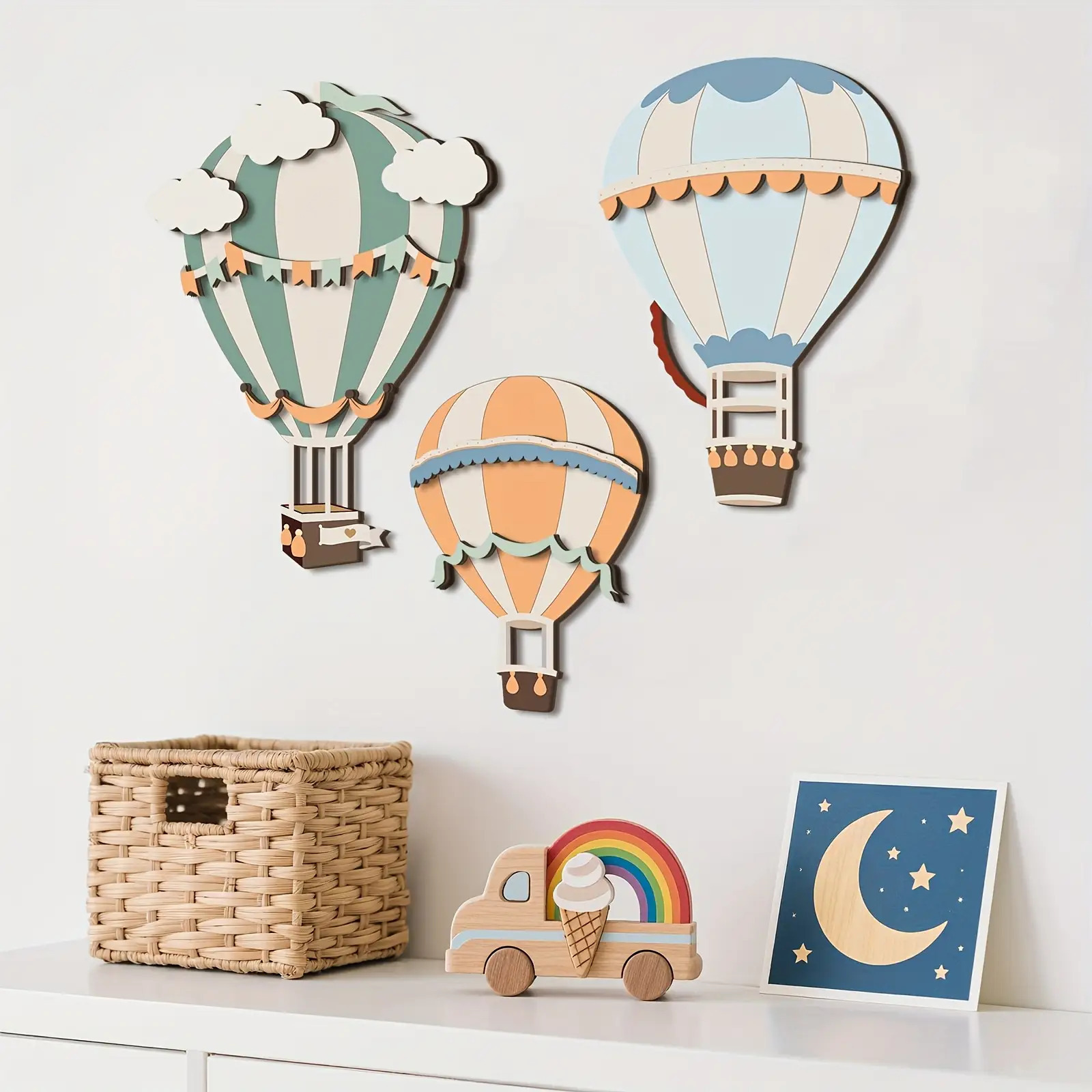 3D Cute Colorful Hot Air Ballo - Woodworking Room recension och pris