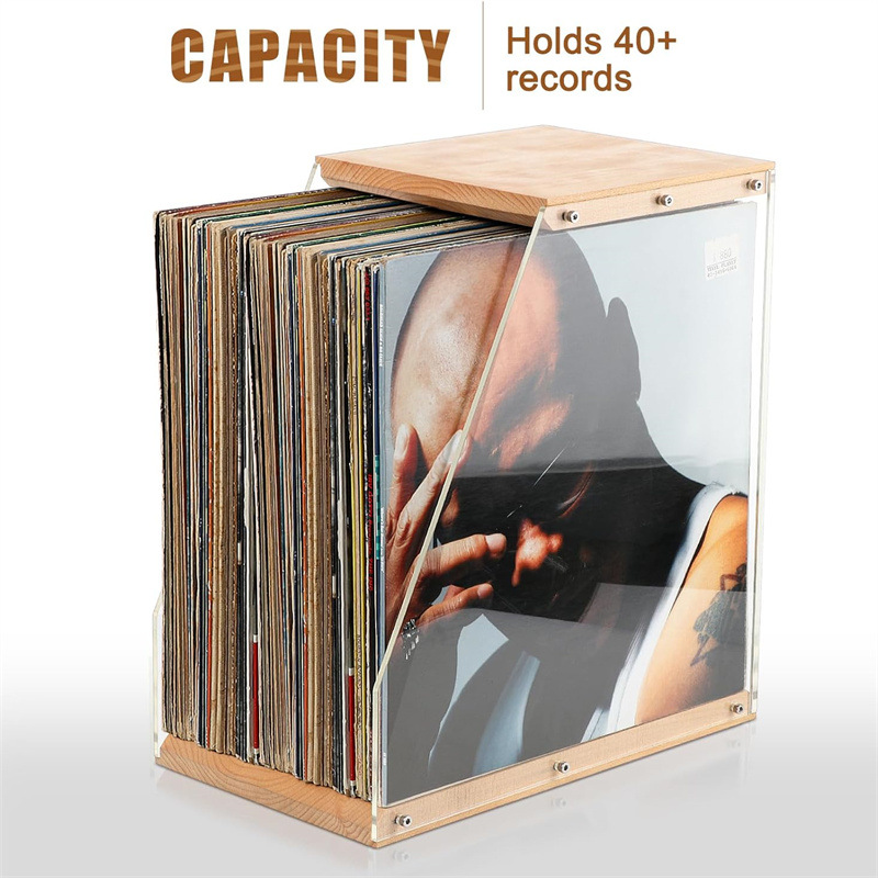 Wooden Record Rack Desktop Orn - Woodworking Magazine recension och pris