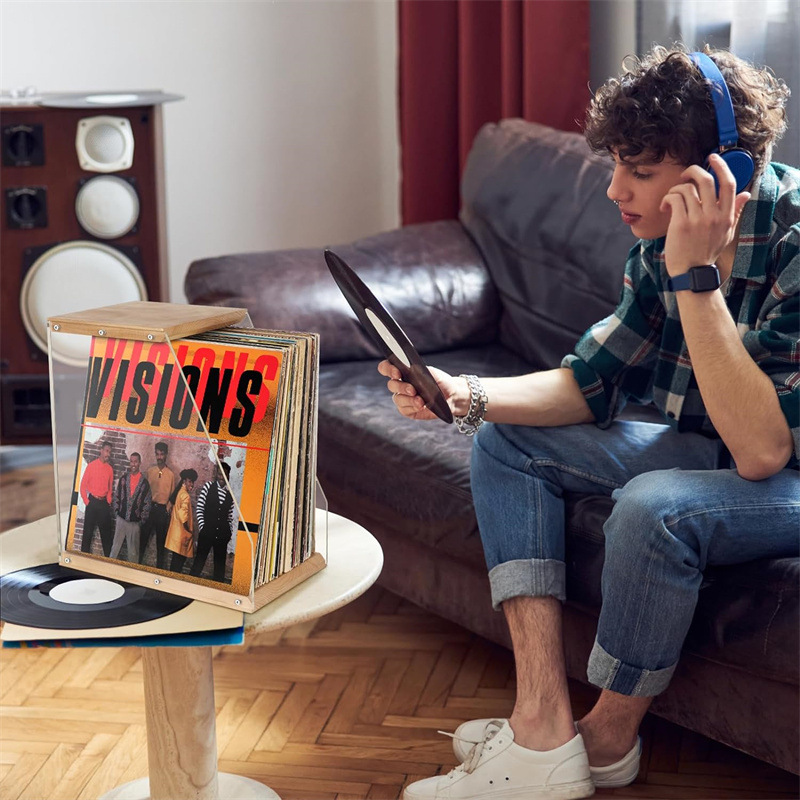 Wooden Record Rack Desktop Orn - Woodworking Magazine recension och pris