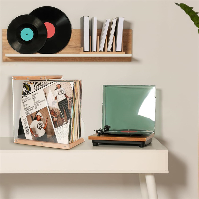 Wooden Record Rack Desktop Orn - Woodworking Magazine recension och pris