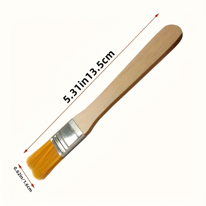 10Pcs Wooden Handle Nylon Bris - Woodworking Oil recension och pris