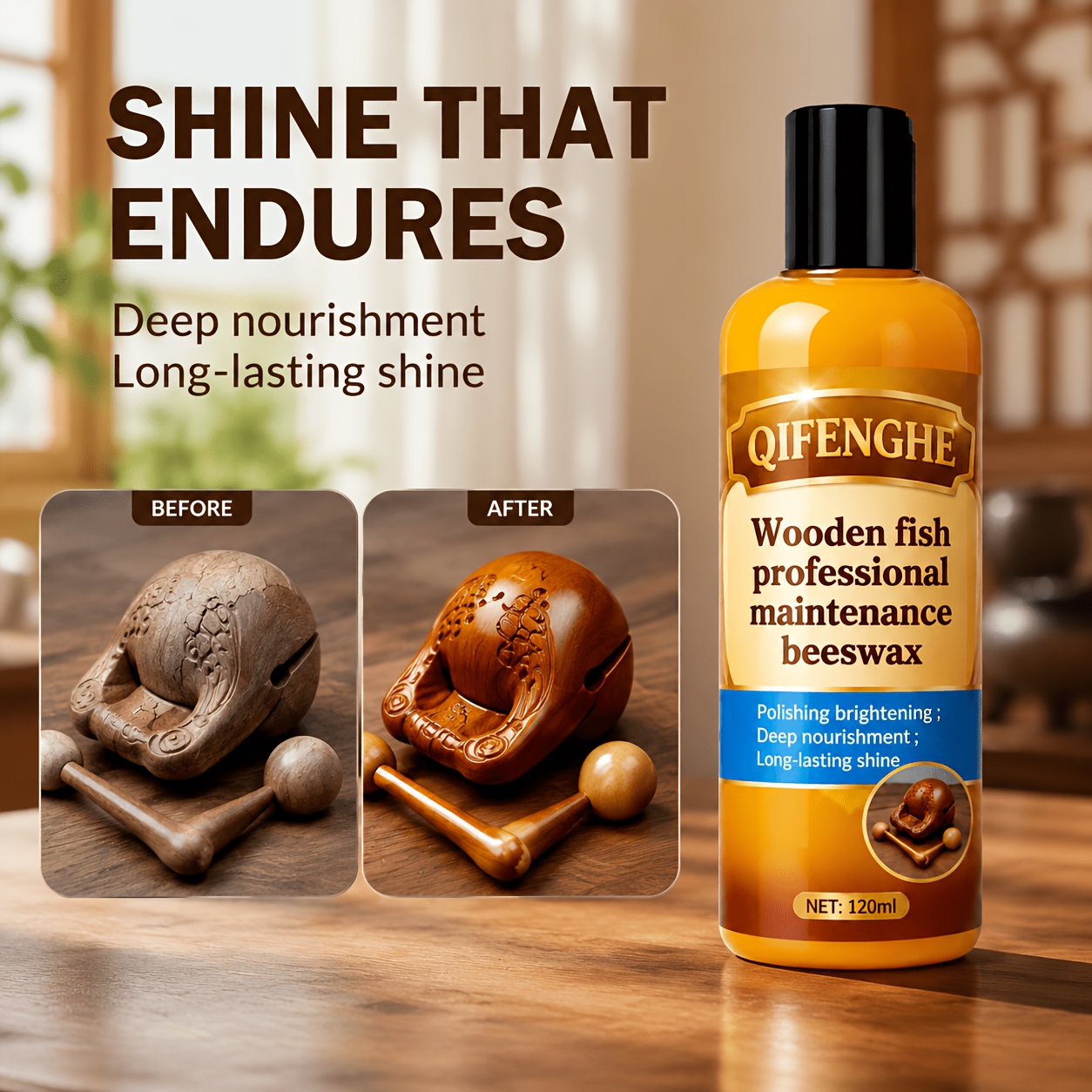 Quick Shine Beeswax for Wooden - Woodworking Oil recension och pris